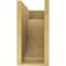 Ekena Millwork 7"W x 14"D x 14"H Classic Van Buren Rough Cedar Woodgrain TimberThane Corbel, Primed Tan CORUR07X14X14VANRCPR - alternate 3